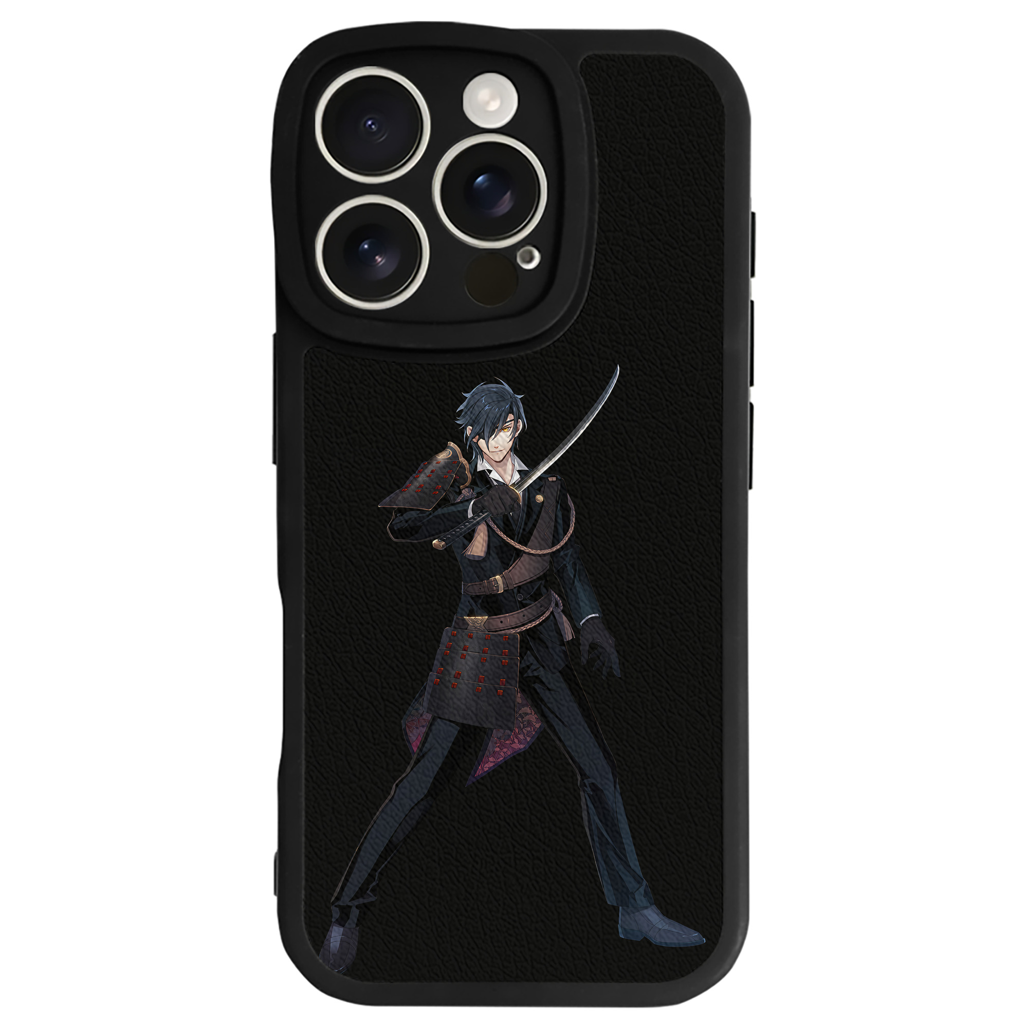 （画像用） 刀剣乱舞 Touken Ranbu 【iPhone 16シリーズ対応】シリコンスマホケース（レザー調） 材質：シリコン